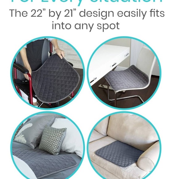 Bundle of 3 NEW Sures Premium Waterproof Chair Pads for Incontinence 22x21" - Picture 8 of 8